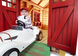 One (little) man and his garage!