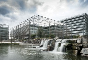 Nice bit of waterfall action in Chiswick Park